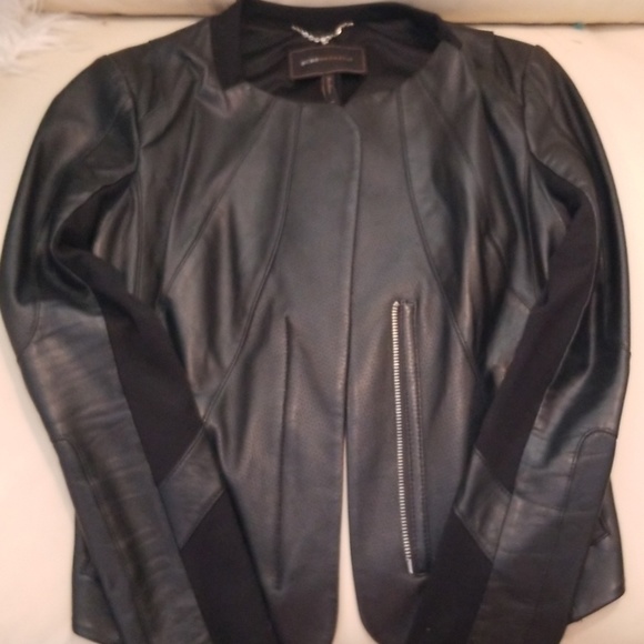 BCBGMaxAzria Jackets & Blazers - BCBG MAXAZRIA Leather Jacket